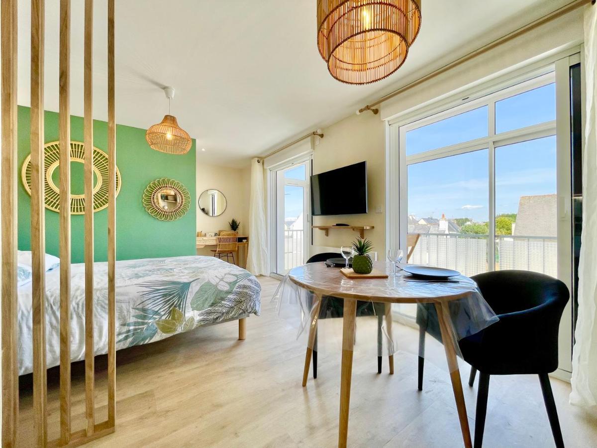 Le Phare Ouest - 80 M De La Mer - Vue Ocean Sur Le Balcon - Entierement Renove - Internet Haut Debit - Nouveau 普洛埃默尔 外观 照片