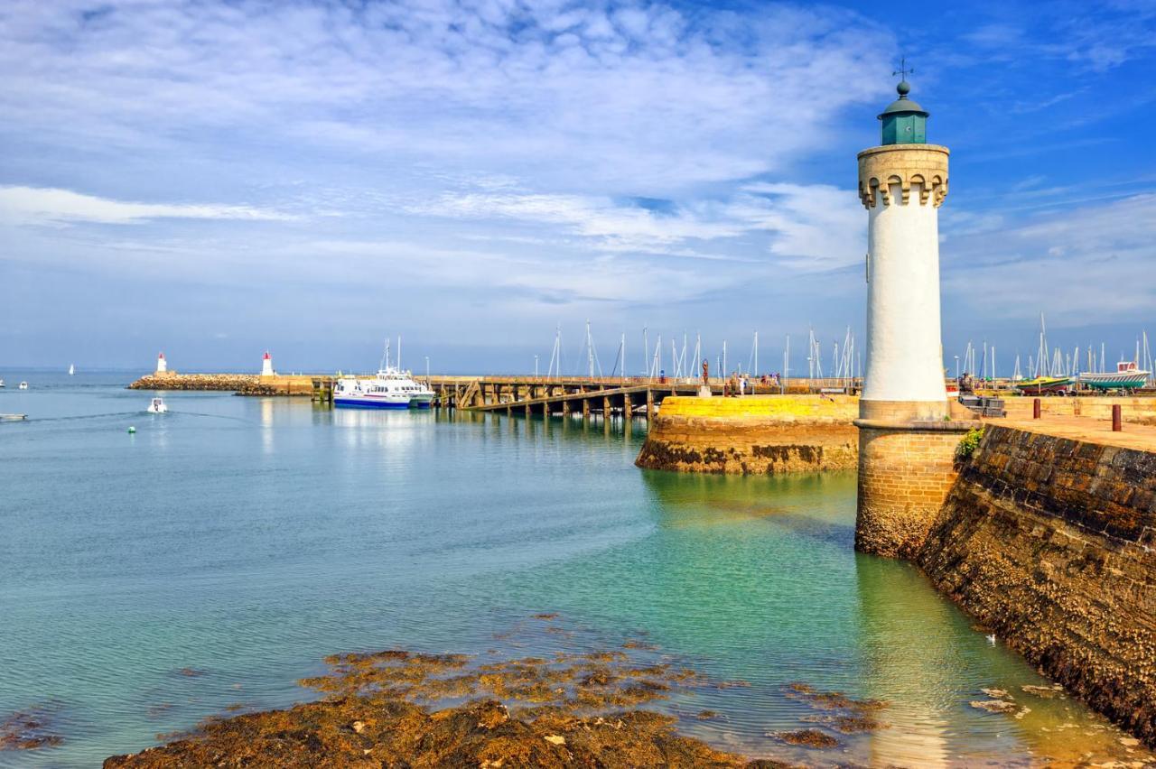 Le Phare Ouest - 80 M De La Mer - Vue Ocean Sur Le Balcon - Entierement Renove - Internet Haut Debit - Nouveau 普洛埃默尔 外观 照片