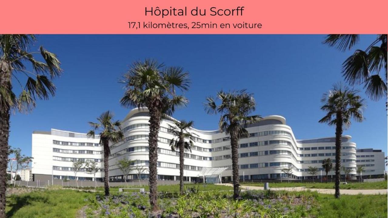 Le Phare Ouest - 80 M De La Mer - Vue Ocean Sur Le Balcon - Entierement Renove - Internet Haut Debit - Nouveau 普洛埃默尔 外观 照片