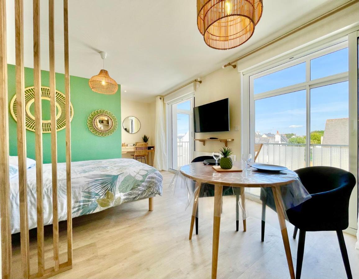 Le Phare Ouest - 80 M De La Mer - Vue Ocean Sur Le Balcon - Entierement Renove - Internet Haut Debit - Nouveau 普洛埃默尔 外观 照片